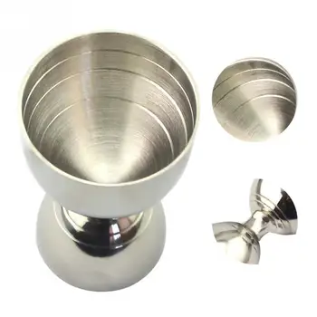 

NEW Stainless Steel Cocktail Jigger 30ml/60ml Bar Jigger Bell Jigger Measuring Liquor Shot Cup Drink Mixer Measurer #20