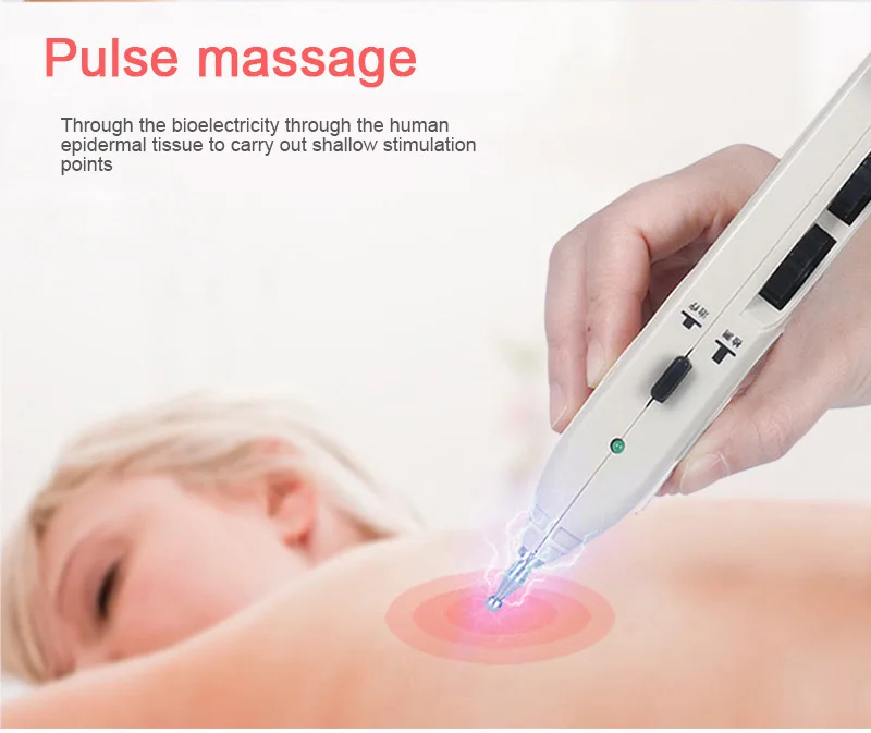 1 Set Handheld Electric Acupuncture Pen TENS Point Detector With Digital Display Point Muscle Stimulator Device