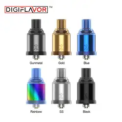 Новейший Digiflavor ETNA MTL RDA 22 мм Диаметр распылитель одинарная катушка со стандартной 510 Pin & BF Squonk Pin & 3 сменные модули