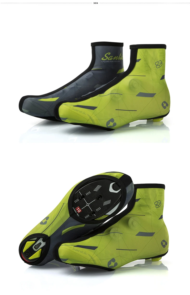2018 New Santic Bike Shoes Cover Overshoes Cycling Bicycle MTB Outdoor Warm Boot Covers Dustproof Road Ciclismo Downhill Bicycle (5)
