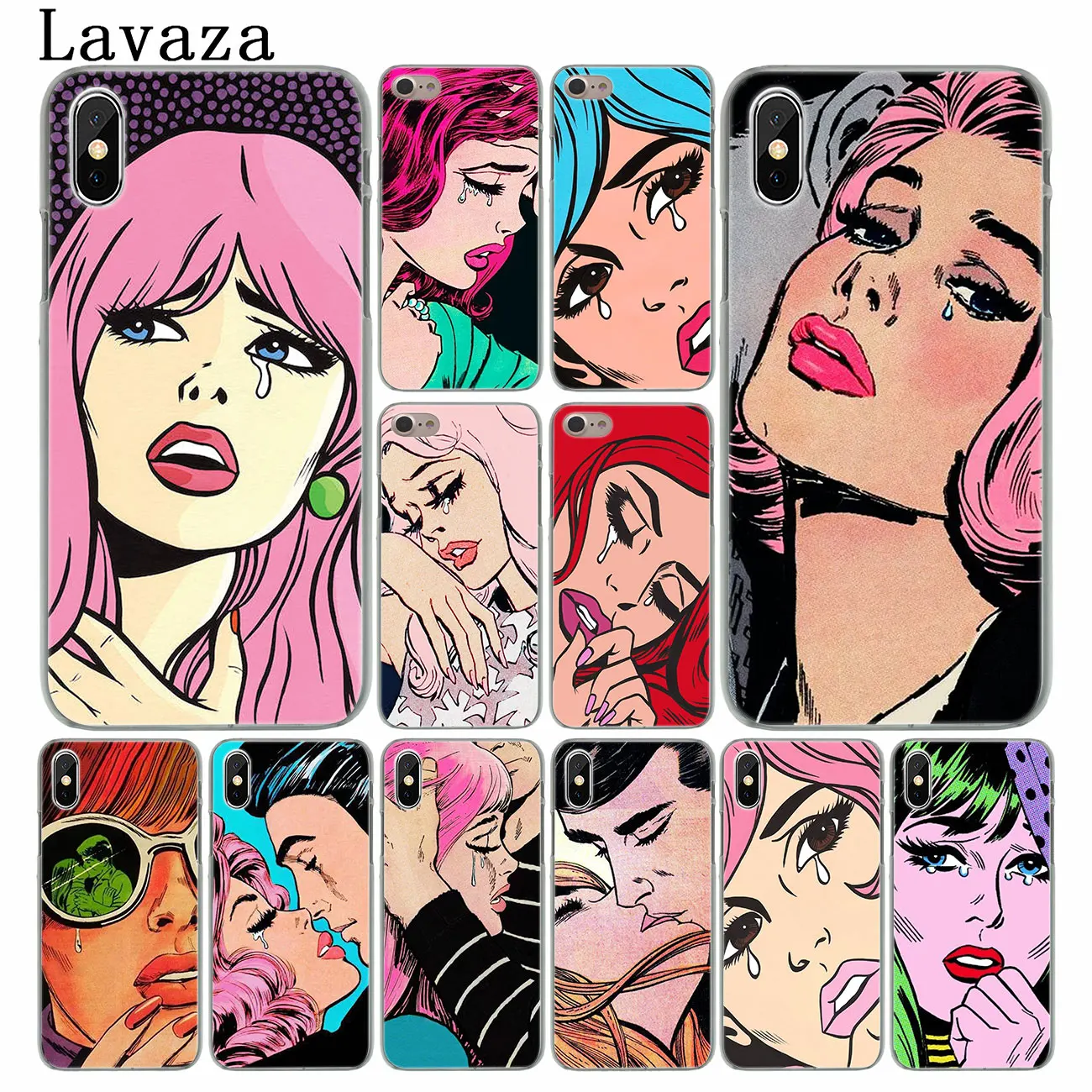 Чехол для телефона Lavaza Comic Girl чехлы iPhone XR XS X 11 Pro Max 10 7 8 6 6S 5 SE 4 6|Чехлы-накладки| |