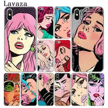 Чехол для телефона Lavaza Comic Girl чехлы iPhone XR XS X 11 Pro Max 10 7 8 6 6S 5 SE 4