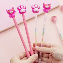 1 шт. каваи животных гелевые чернильные ручки милый кот поросенок канцелярские принадлежности для письма студенческий школьный подарок PH138