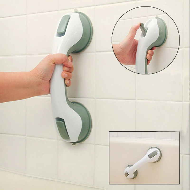 Bathroom Grab Bar Suction Cup Anti Slip Support for elderly Safety Helping Handle Bathtub Shower Grab Handle Rail Grip Bar Tool|Grab Bars| - AliExpress