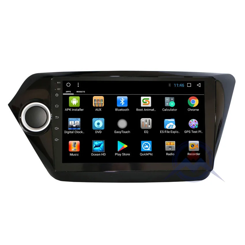 Excellent 9 inch Android Octa Core car dvd player gps navigation for Kia k2 RIO 2010 2011 2012 2013 2014 2015 car radio stereo 2