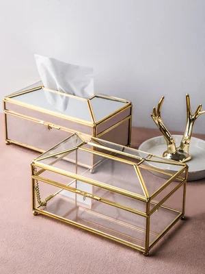 Wipe Glass Car Portable Napkin Tissue Box Wet Dry Tissue Paper Dispenser Case Fashion Holder Home Paper Storage Box