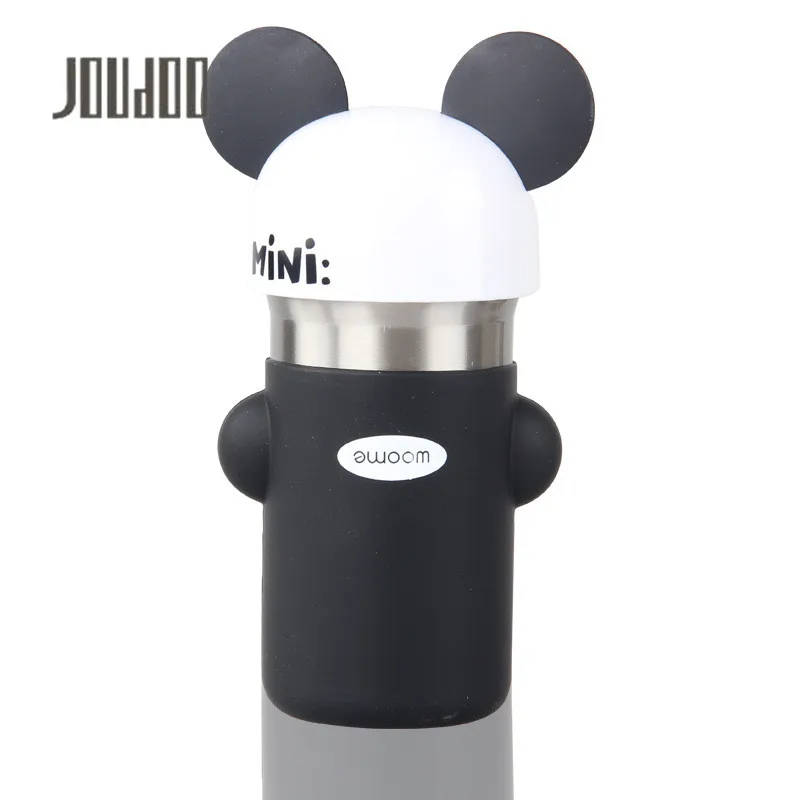 

JOUDOO 340ml Cute Cartoon Beer Children Water Bottle Leakproof Stainless Steel Bottles Portable Mini Drinkware for Kids 35