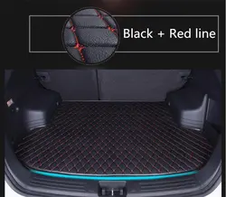 Авто Коврики для багажника магистрали Коврики S для Audi Q7 FSI TFSI TDI V6 2006-2015 загрузки Коврики высокое качество Вышивка кожа коврики S Бесплатная