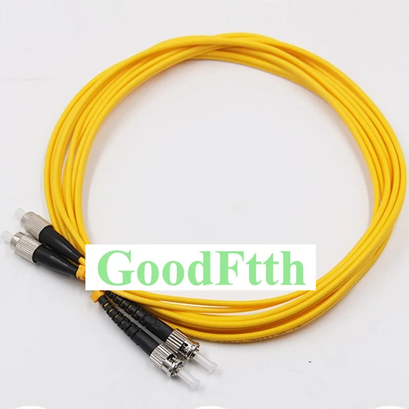 

Fiber Patch Cord Jumper FC/UPC-ST/UPC FC-ST UPC SM Duplex GoodFtth 1-15m