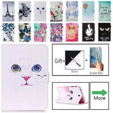 Роскошный чехол для планшета с изображением совы и цветов из искусственной кожи для samsung Galaxy Tab 4 Tab4 7,0 T230 T231 T235 SM-T230 SM-T231