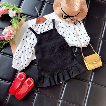 

Baby Girls dresses christmas dress children winter girls New Years clothes set denim fashion Family Wears Kids clothing cute