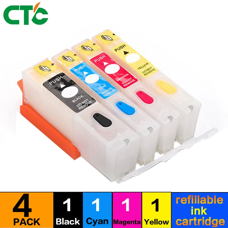 

Compitalbe For HP 934 935 Refillable Ink Cartridge With Chip For HP934 for HP935 OfficeJet Pro 6830 6230 6815 6812 6835 Printer
