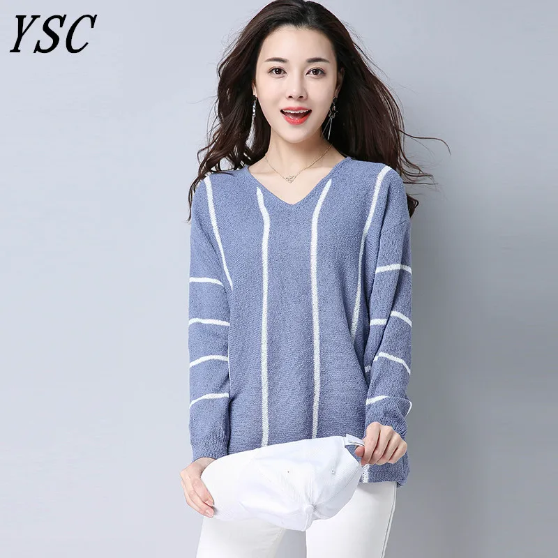 Laine marron Chaudes gris Ventes Soie Manches Bleu Femmes Solide Shippin Creux Couleur Réel 2018 Pulls Livraison Yunshucloset col Longues Printemps blanc V b6fgy7