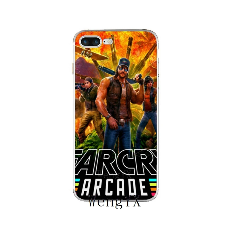 Модная Игра Far Cry 5 логотип узор тонкий силиконовый мягкий чехол для телефона для iPhone X 8 8plus 7 7plus 6 6s plus 5 5S 5c SE 4 4S