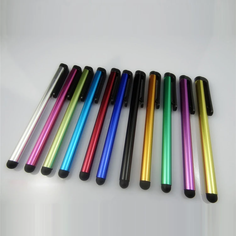 100 шт./лот мини-ручки емкостный экран Стилус сенсорная ручка для iPhone X XS XR 8 7 6 6s iPad для samsung huawei xiaomi планшет