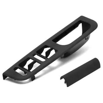 

1 Set Black Door Window Switch Bezel + Handle Trim Set For Volkswagen /VW /Jetta /Golf /MK4 /Passat B5