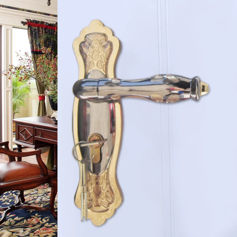 

2018 Free Shipping Selling High-end Room Quiet Inside The Door Lock Of Hand Can Be Customized Hardware Locks Wholesale 806-37