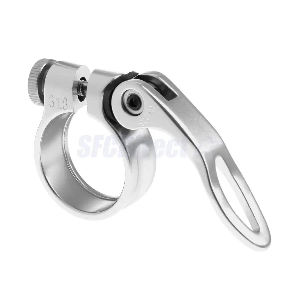 31.8mm Bicycle Seat Clamp Seatpost Clip Tube Lock  Aluminum Alloy Road MTB Cycling Bike Bicycle Quick Release Seatpost Clamp