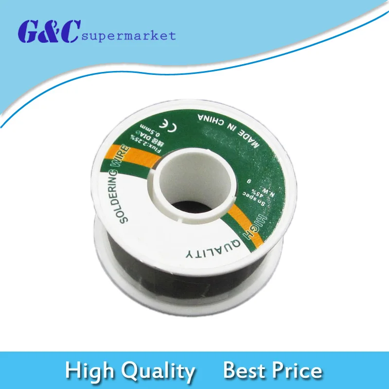 

A roll of Tin Lead Rosin Core Soldering Wire 100g 0.5mm TOP