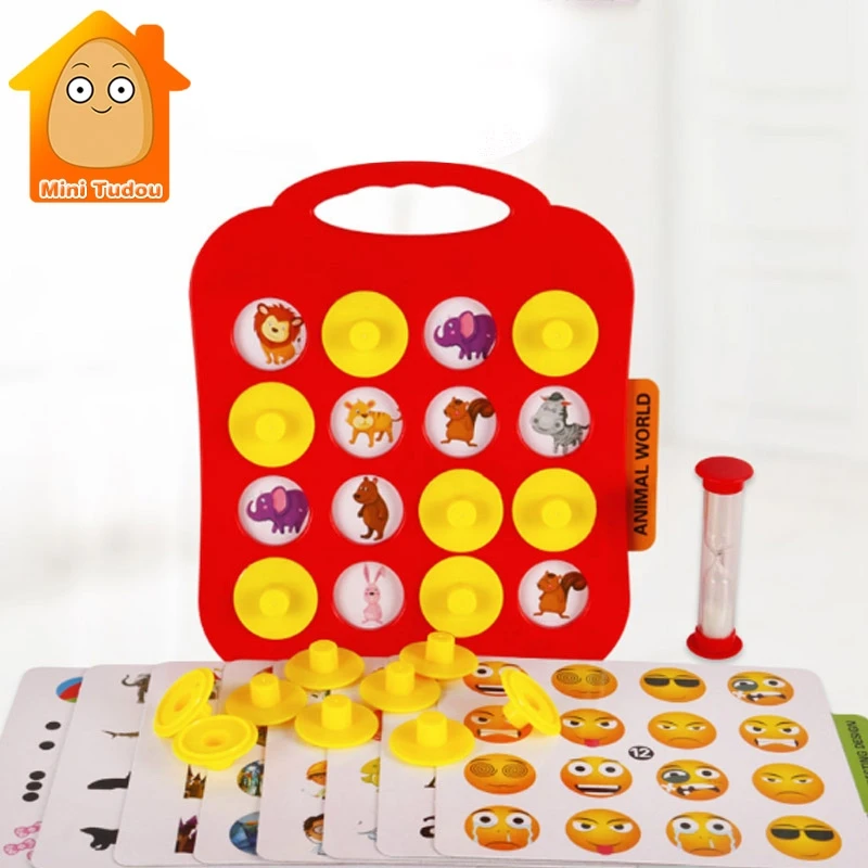 

Children Toys Memory Training Matching Pair Game Interactive Parent Child Link Up Chess Kids Early Education Toy Gift