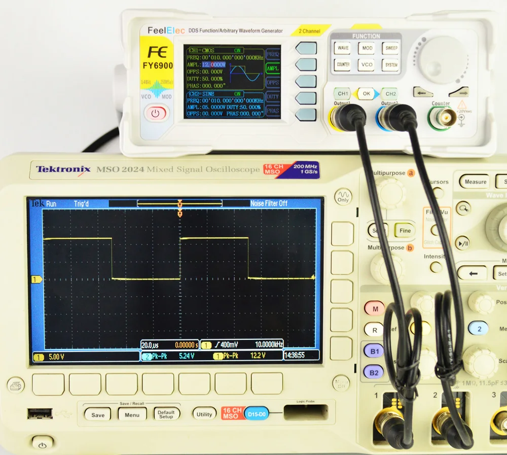 Китай частота-счетчик импульсов FY6900-50Mhz произвольной формы сигнала-генераторы DDS сигнал-источник генератор сигналов синтезатор