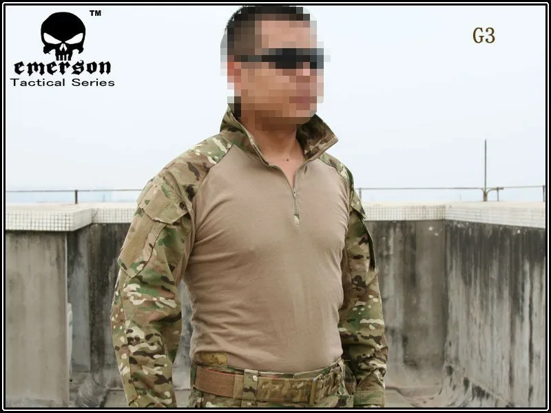 EMERSONGEAR G3 Combat Uniform Airsoft Shirt Pants with Knee