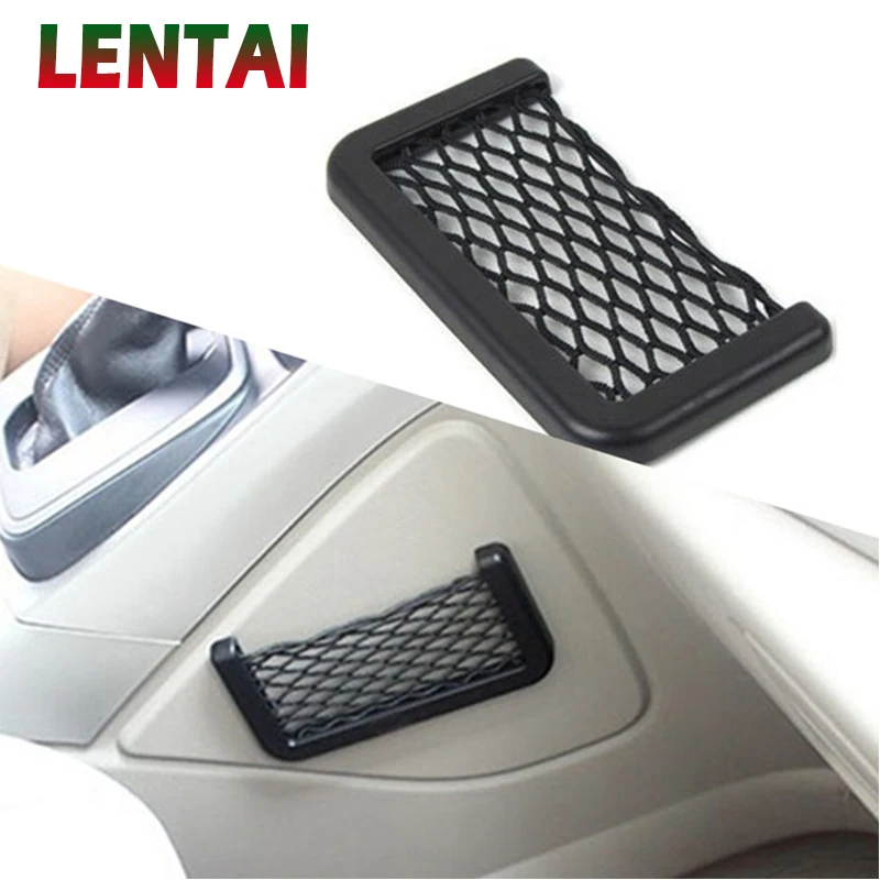 

EALEN Car Seat Side Back Storage Net Bag Phone Holder For Renault Duster Megane 2 Logan Captur Dacia Citroen C4 C5 Peugeot 307