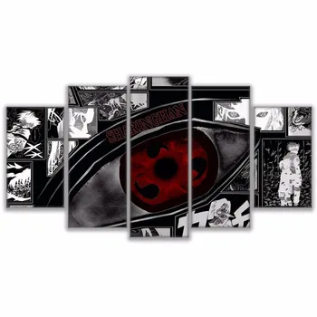 

5 pcs,Full Square 5D DIY Diamond Painting Naruto Sharingan Full diamond Embroidery mosaic Cross Stitch Rhinestones Y2465