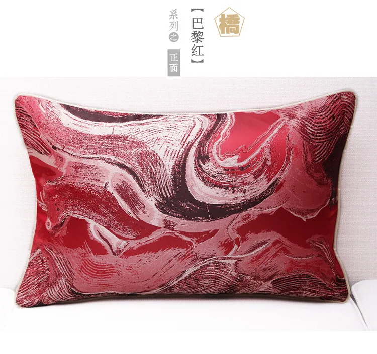 В виде геометрических фигур красочные Подушка с тесьмой крышка платья свободного покроя в полоску диванная подушка винтажный стиль, для