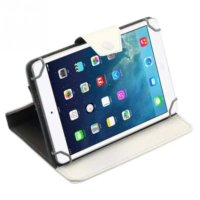 Чехол для iPad, универсальный чехол-подставка из искусственной кожи, чехол для iPad, чехол для 7 дюймов, планшет, ПК, чистый цвет, высокое качество, чехол для планшета