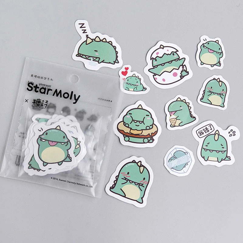 

40 pcs / set Creative Cartoon Sticker Decoration kawaii DIY Album Diary Scrapbooking Label Sticker Cute Stationery