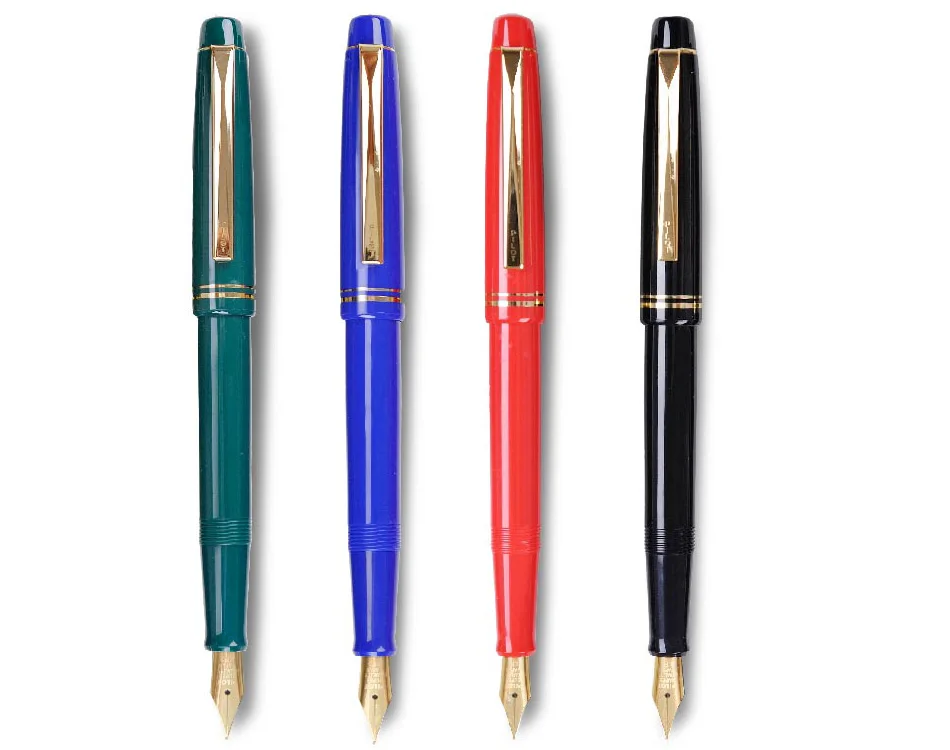 22 К позолоченный перьевая ручка Япония ПИЛОТ 78 г+ или IC-50 картриджи заправки 4 цвета на выбор
