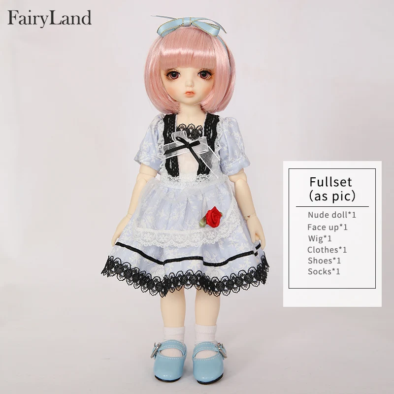 Shue Littlefee Fairyland bjd sd 1/6 модель тела для маленьких девочек и мальчиков куклы глаза высокое качество игрушки магазин - Цвет: Full set in NS aspic