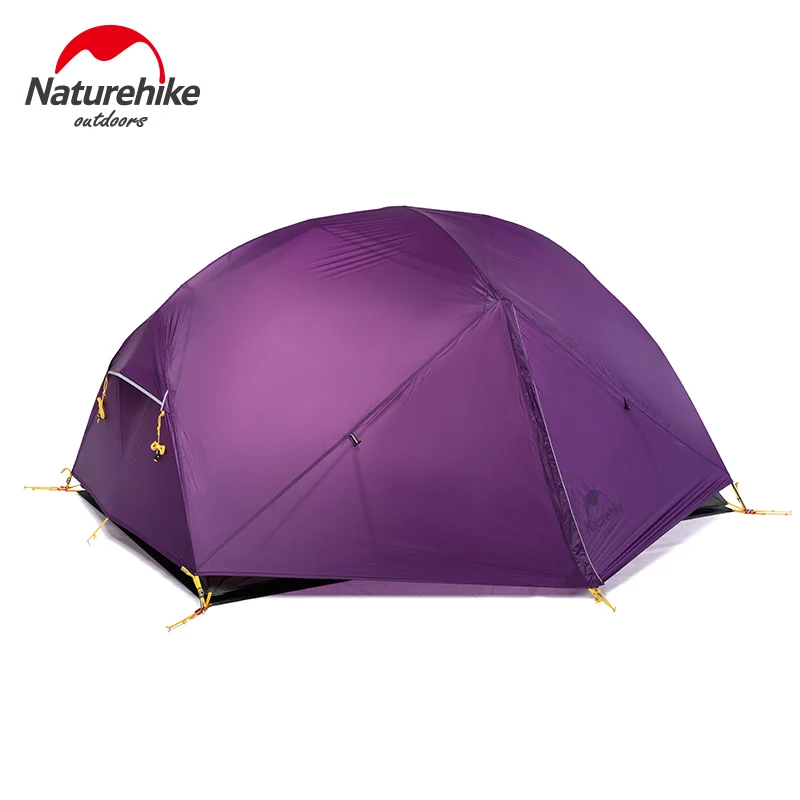Naturehike Mongar 3 сезон палатка 20D нейлон Fabic двойной слой водонепроницаемый палатка для 2 человек NH17T007-M