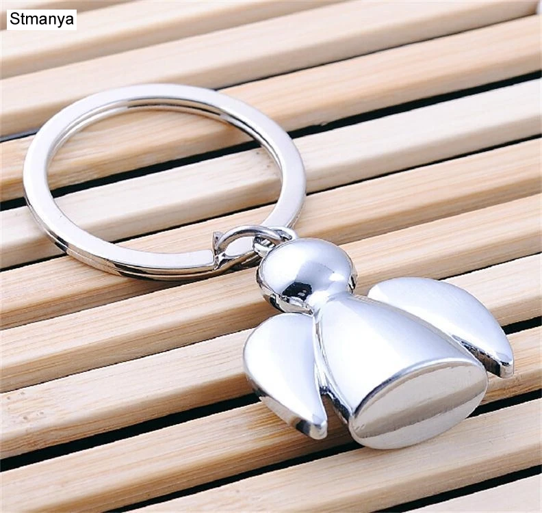 Hot Angel Couple Key chain Men New Gift Car Key Ring Women Angel Metal Keychain lovers group Patry Jewelry key holder цена Hot Angel Couple Key chain Men New Gift Car Key Ring Women Angel Metal Keychain lovers group Patry Jewelry key holder цены онлайн