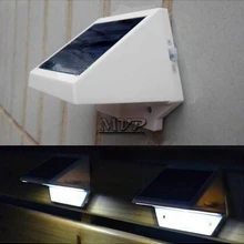 Цвет Pai 4 шт./лот WRAM белый/белого цвета Солнечный свет Настенные светильники открытый Солнечный свет огней Водонепроницаемый для забора сада дома