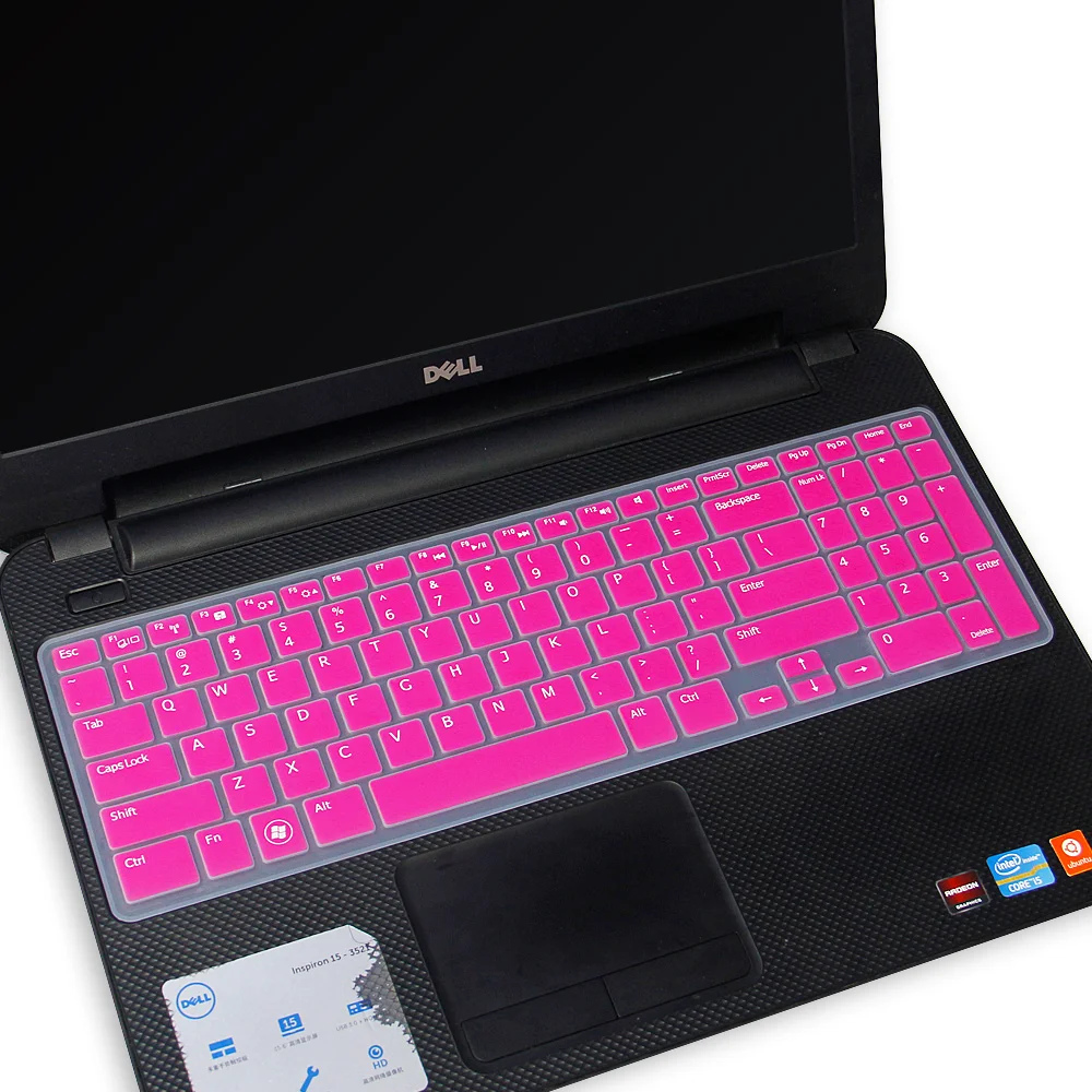 Силиконовый защитный чехол для клавиатуры Dell Inspiron 15 15R N5110 M511R M5110 5521 M531R 5537 3537 3521 15VD