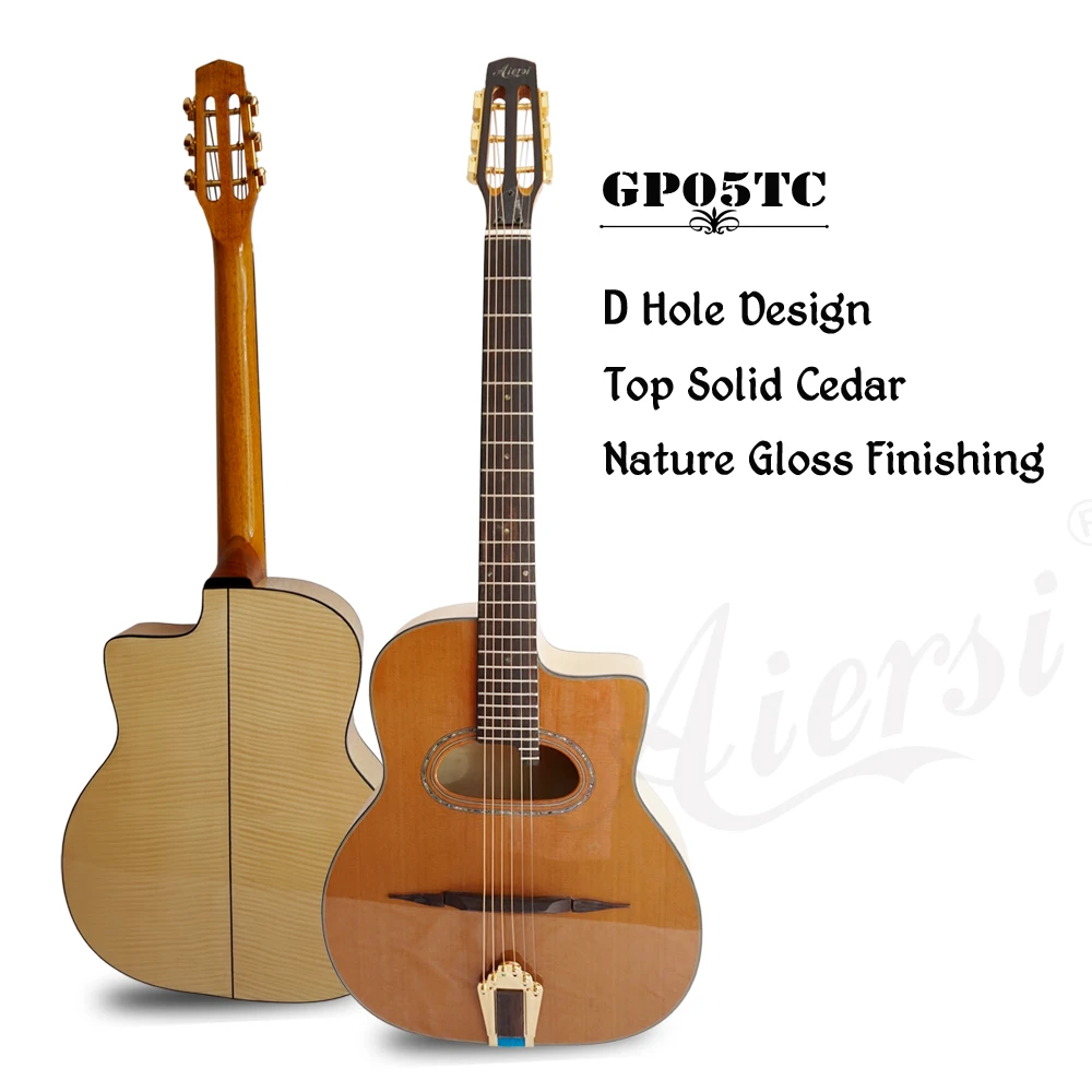 Aiersi бренд фигурная из клена Гранде Bouche Selmer Django Manouche акустическая Gypsy Jazz гитара