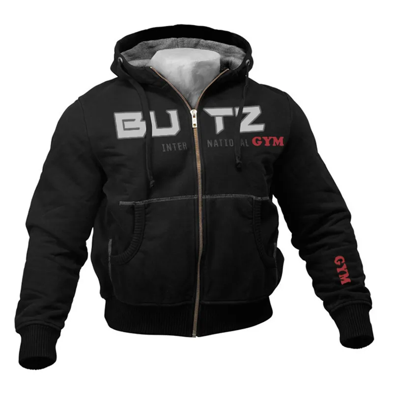 

2019 Men Hoodies Jacket Spring Summer Drawstring Gym Zipper Hooded Sweatshirt Tops Male Long Sleeve Pocket Pullover Hoodie Coat