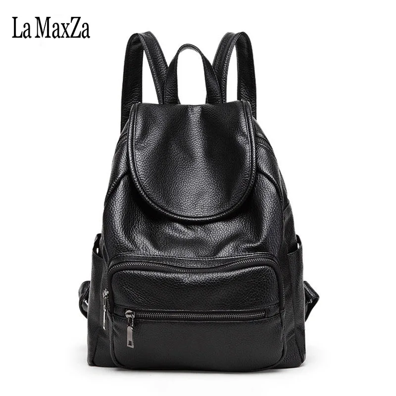 2018 South Korean brand design Backpack Travel Leisure Fashion PU High