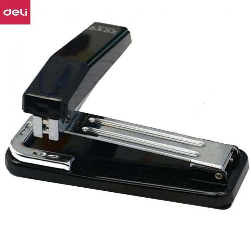 

Deli New Can Rotated 90 Degrees Stapler For Paper Manual Metal Office Binding Accessories School Stationery Supplies 0414