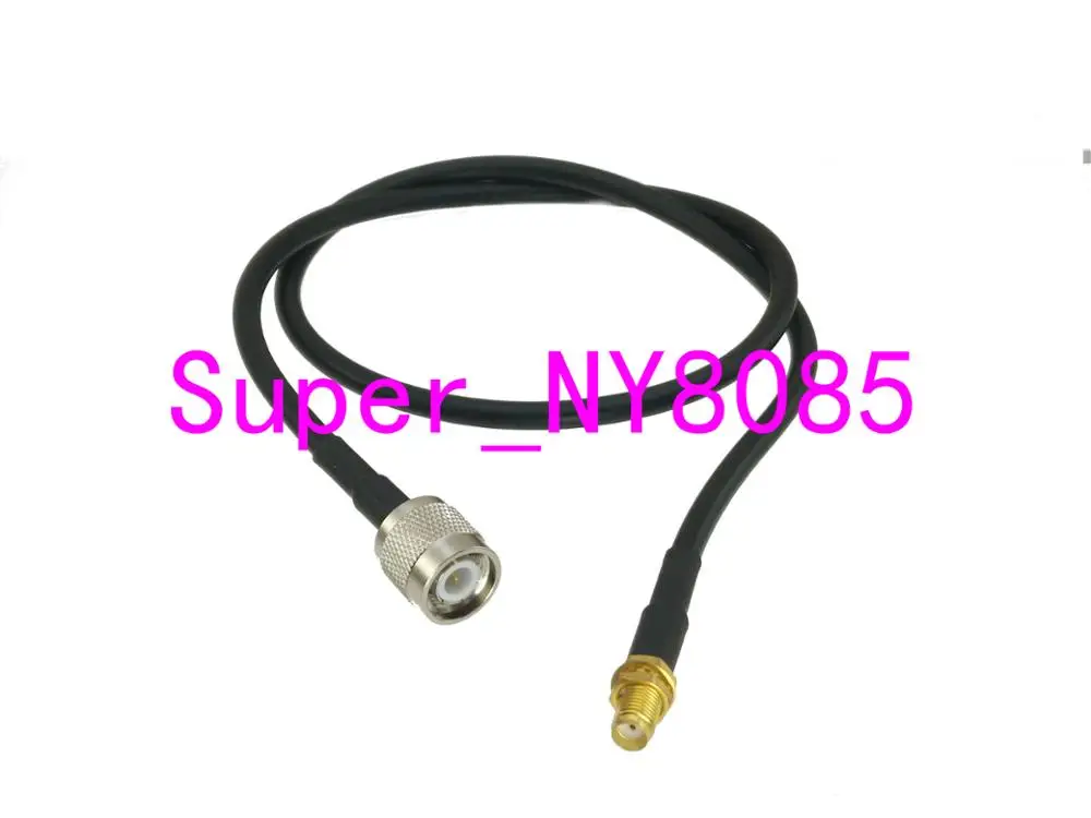 

RG58 TNC Male Plug to SMA Female Jack Bulkhead Straight RF Jumper pigtail Cable 10FT~20M