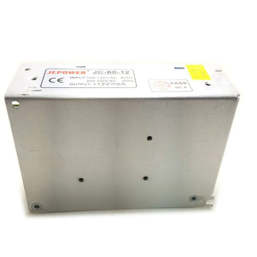 BSOD LED Power 60 Вт импульсный источник питания настоящий 12V5A адаптер Светодиодная
