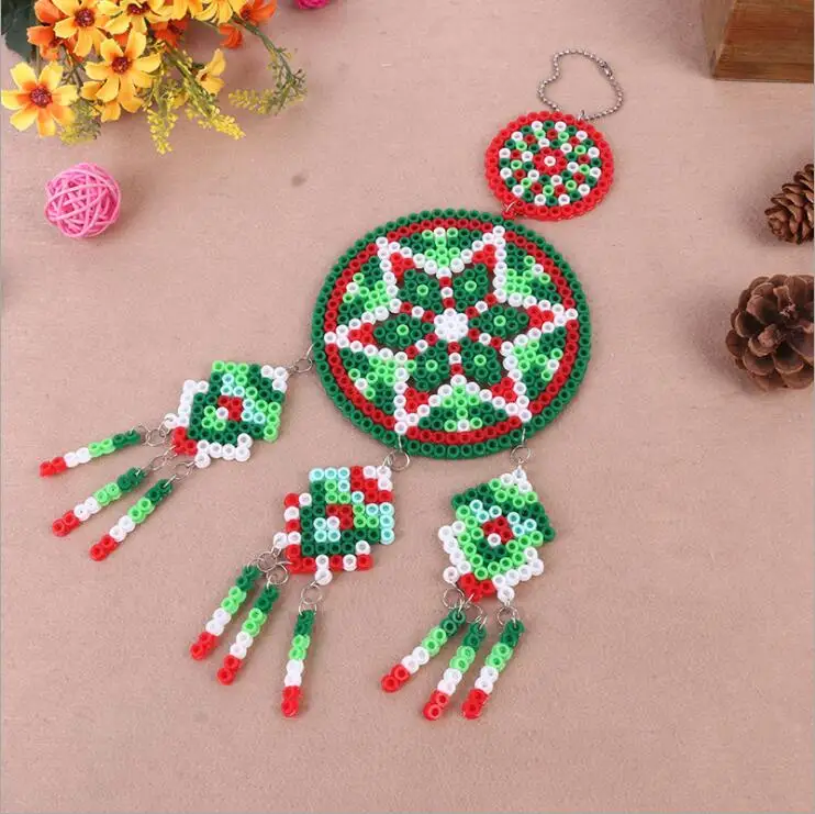 

The new big wind chime series of puzzles hama beads fight beans toys children perler beads home creative small decoration