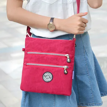 

Women Waterproof Nylon Crossbody Bag Casual Travel Women's Shoulder Bag High Quality Ladies Messenger Bag for Girls Handbags