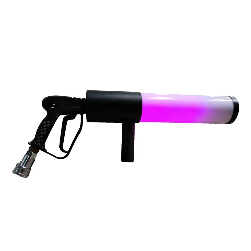 

Co2 Gun Stage Light Pistola Co2 Arma Mitraillette Bar Gun Co2 Led Boule A Facette Disco Dj Wedding Light Equipment Aimtrak RGB