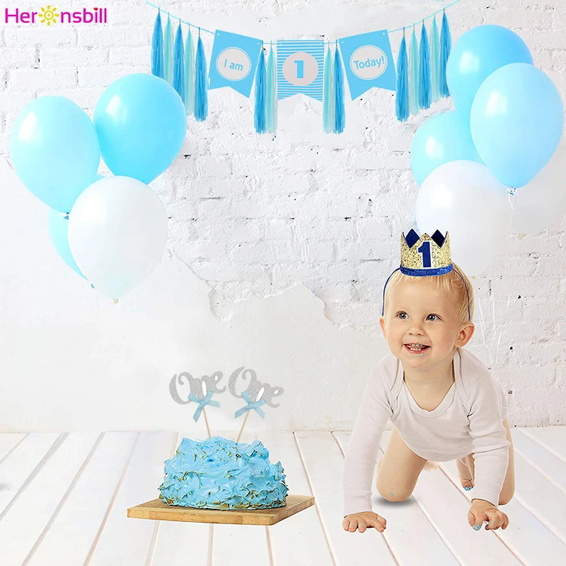 First Happy Birthday Blue Pink Chair Banner Paper Tassel Party Decoration Garland Baby Kids Boy Girl My 1st One 1 Year Supplies First Happy Birthday Blue Pink Chair Banner Paper Tassel Party Decoration Garland Baby Kids Boy Girl My 1st One 1 Year Supplies