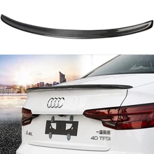 For Audi A4 B9 Car Decoration High Quality Carbon Fiber Rear Trunk Spoiler