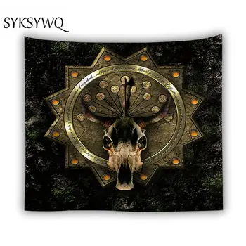 

Europe astrology tapestry wall hanging goat head ouija blanket dorm decorative bohemia tarot tapestry