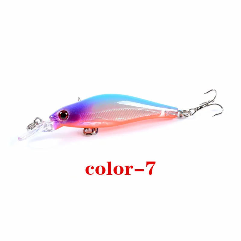 Блестящая приманка wiggler minnow sabiki 8 см/6 3 г для рыбалки блёсны спиннинга Плавающий